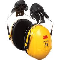 Peltor Optime 98 Series Earmuffs, Cap Mount, 23 NRR dB Haskins Industrial Inc.