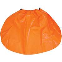 &eacute;cran anti-pluie pour casque de s&eacute;curit&eacute;, Taille unique, Orange, Nylon/PVC Haskins Industrial Inc.