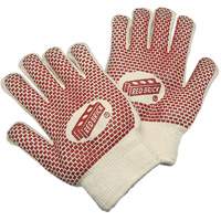 Red Brick&reg; Reversible Terrycloth Gloves, Cotton, Double Sided, 10 Gauge, Large Haskins Industrial Inc.