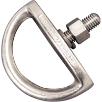 Boulon d'ancrage permanents en D de Miller, Boulonn&eacute;/Anneau en D, Usage Permanent Haskins Industrial Inc.