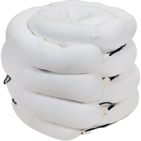 Barrage absorbant de premi&egrave;re qualit&eacute;, Huile seulement, 10' lo x 5" la, Absorption 35 gal., 4 /pqt Haskins Industrial Inc.