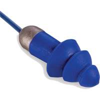 Bouchons d'oreille r&eacute;utilisables et d&eacute;tectable Rockets, Avec cordon, Taille unique, Vrac - &eacute;tui en plastique, NRR dB 27 Haskins Industrial Inc.