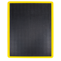 Tapis antifatigue en d&ocirc;me, &agrave; bulles, 2' x 3' x 1/2", Noir, Caoutchouc Haskins Industrial Inc.