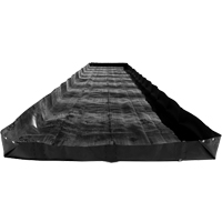 Economy Berms, 748 gal. Capacity, 10' W x 10' L x 12" H, L-Bracket Haskins Industrial Inc.