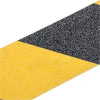 Premium Anti-Skid Tape, 2" x 60', Black & Yellow Haskins Industrial Inc.