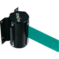 Wall Mount Barrier, Steel, Screw Mount, 7', Green Tape Haskins Industrial Inc.