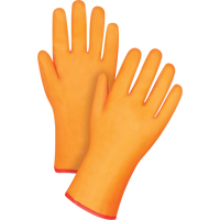 Gants doubl&eacute;s pour l'hiver r&eacute;sistants aux produits chimiques, Taille Grand/9, 12" lo, PVC, Doublure en Molleton de mousse, Gant de calibre hiver Haskins Industrial Inc.