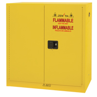 Armoire pour produits inflammables, 24 gal., 2 Porte(s), 43" La x 44" h x 12" p Haskins Industrial Inc.