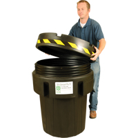 Ultra-Recycled Overpack&reg; Salvage Drum, 95 gal., Stationary Haskins Industrial Inc.