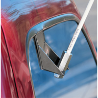 Tiges de s&eacute;curit&eacute; pour travaux l&eacute;gers Safety Whip, Fixation Fen&ecirc;tre, Hauteur 5', Orange Haskins Industrial Inc.