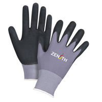 ZX-1 Premium Touchscreen Compatible Gloves, 8/Medium, Nitrile/Foam Nitrile Coating, 15 Gauge, Nylon Shell Haskins Industrial Inc.