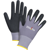 Gants ZX-1 de premi&egrave;re qualit&eacute; compatibles avec les &eacute;crans tactiles, 11/2T-Grand, R&ecirc;vetement Nitrile/Mousse de nitrile, Calibre 15, Enveloppe en Nylon Haskins Industrial Inc.