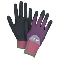 Gants enduits de premi&egrave;re qualit&eacute; ZX-2, 11/2T-Grand, R&ecirc;vetement Nitrile/Mousse de nitrile, Calibre 18, Enveloppe en Nylon Haskins Industrial Inc.