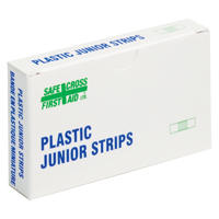 Junior Strips Bandages, Rectangular/Square, 1-1/2", Plastic, Non-Sterile Haskins Industrial Inc.