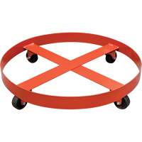 Poly-Collector Drum Dolly, 27.5" dia. x 5.5" H Haskins Industrial Inc.