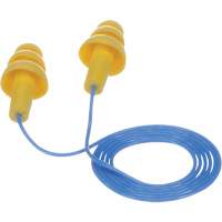 E-A-R Ultrafit Premolded Earplugs, Corded, Bulk - Polybag, 25 dB NRR, One-Size Haskins Industrial Inc.