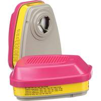 Cartouches pour respirateur s&eacute;rie 6000, Cartouche gaz/vapeur, Vapeurs organiques/Gaz acides/P100 Haskins Industrial Inc.