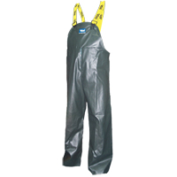 Journeyman&reg; Bib Pants, 4X-Large, Polyester/PVC, Green Haskins Industrial Inc.