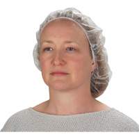 Bonnets bouffants non tiss&eacute;s, Polypropyl&egrave;ne, 21"/Grand, Blanc Haskins Industrial Inc.