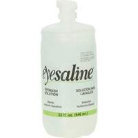 Bouteilles de solution saline pour douche oculaire, Bouteille Plein, 32 oz Haskins Industrial Inc.