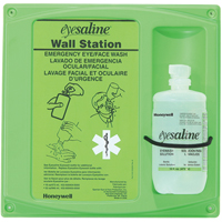 Support mural pour solution saline de douche oculaire, Simple Haskins Industrial Inc.