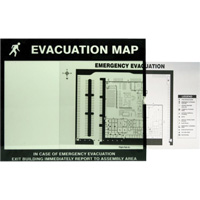 Evacuation Map Holder Clear Insert Haskins Industrial Inc.