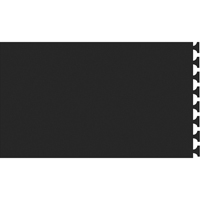 Rejuvenator&reg; Male Mat No. 502, Urethane, 2' W x 5' L, 5/8" Thick, Black Haskins Industrial Inc.