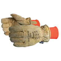 SnowForce Brown Freezer Glove, One Size, Grain Cowhide Palm, Thinsulate Inner Lining Haskins Industrial Inc.