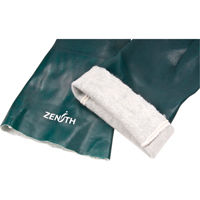 Double Dipped Green Gloves, 14" L, PVC, Cotton Jersey Inner Lining, 70-mil Haskins Industrial Inc.