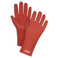 Gants rouges &agrave; fini doux r&eacute;sistants aux produits chimiques, Taille 9, 12" lo, PVC, Doublure en Interlock, 47-mil Haskins Industrial Inc.