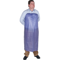 Lightweight Apron, Vinyl, 45" L x 36" W, Blue Haskins Industrial Inc.