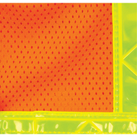 Standard-Duty Safety Vest, High Visibility Orange, Large, Polyester Haskins Industrial Inc.