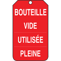 &eacute;tiquettes de s&eacute;curit&eacute; d'inspection et de contr&ocirc;le de l'&eacute;tat de l'&eacute;quipement, Papier cartonn&eacute;, 3-3/8" la x 5-7/8" h, Français Haskins Industrial Inc.