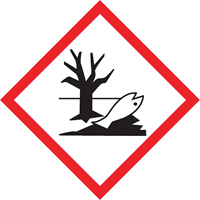 &eacute;tiquettes avec pictogrammes SGH, Vinyle, Rouleau, 4" lo x 4" la Haskins Industrial Inc.