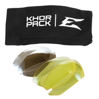 Khor Safety Glasses Replacement Lenses, Anti-Fog/Anti-Scratch, Clear, Khor Haskins Industrial Inc.