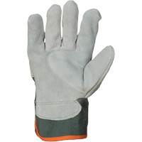 Endura&reg; Fitter Gloves, Large, Split Leather Palm, Cotton Inner Lining Haskins Industrial Inc.
