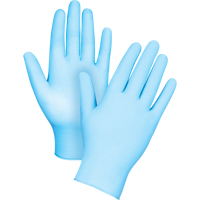 Tactile Medical-Grade Disposable Gloves, Small, Nitrile/Vinyl, 4.5-mil, Powder-Free, Blue, Class 2 Haskins Industrial Inc.