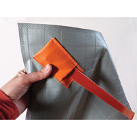 Panneau pour condition temporaire &agrave; rouler avec fl&egrave;che, 24" x 24", Vinyle, Pictogramme Haskins Industrial Inc.