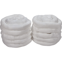 Remblais tubulaire absorbant, Huile seulement, Absorption 45 gal., 3" la x 10' lo, Pqt de 10 Haskins Industrial Inc.