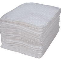 Premium Bonded Sorbent Pads, Oil Only, 15" x 17", 25 gal. Absorbancy Haskins Industrial Inc.