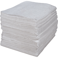 Premium Bonded Sorbent Pads, Oil Only, 15" x 17", 30 gal. Absorbancy Haskins Industrial Inc.