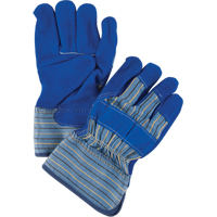 Gants d'ajusteur de premi&egrave;re qualit&eacute; avec coutures en Kevlar, Grand, Paume en Cuir de vache refendu, Doublure en Coton Haskins Industrial Inc.
