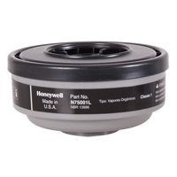 Cartouches pour respirateur s&eacute;rie N de North, Cartouche gaz/vapeur, Vapeur organique Haskins Industrial Inc.