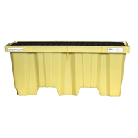 Palettes Poly-Spillpallet emboîtables sans drain pour 2 barils, Capacit&eacute; de d&eacute;versement 66 gal. US, 51" x 26" x 21" Haskins Industrial Inc.