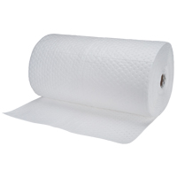 Rouleaux absorbants en fibres fines de calibre industriel, Poids moyen, 150' lo x 30" la, Absorption 50 gal. Haskins Industrial Inc.