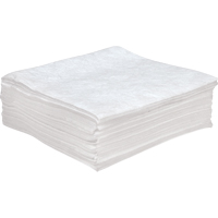Premium Anti Static Sorbent Pads, Oil Only, 30" x 30", 55 Gal. Absorbancy Haskins Industrial Inc.