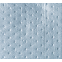 Premium Blue Bonded Sorbent Pads, Oil Only, 15" x 18", 30 gal. Absorbancy Haskins Industrial Inc.