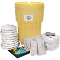 Premium Shop Spill Kit, Oil Only, Drum, 95 US gal. Absorbancy Haskins Industrial Inc.