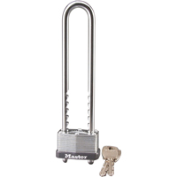 Cadenas lamin&eacute;, Argent, Cl&eacute;s diff&eacute;rentes, Acier lamin&eacute;, Largeur de 1-3/4" Haskins Industrial Inc.