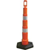 Grip N Go Trim Line Channelizers, 49" High, Orange Haskins Industrial Inc.